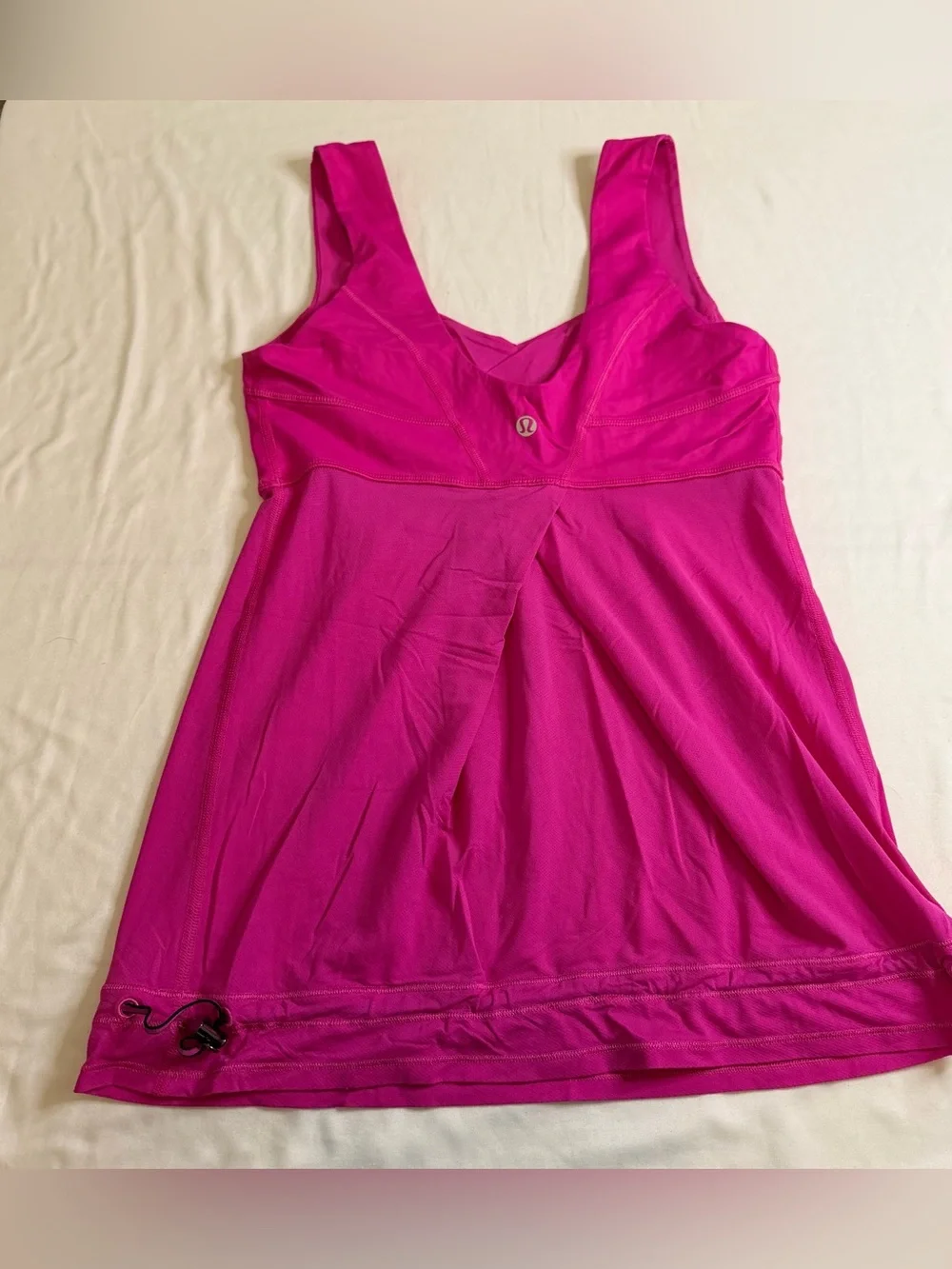 Lululemon Tame Me Tank Paris Perfection Pink Size 4 Yoga Athletic Gym Workout